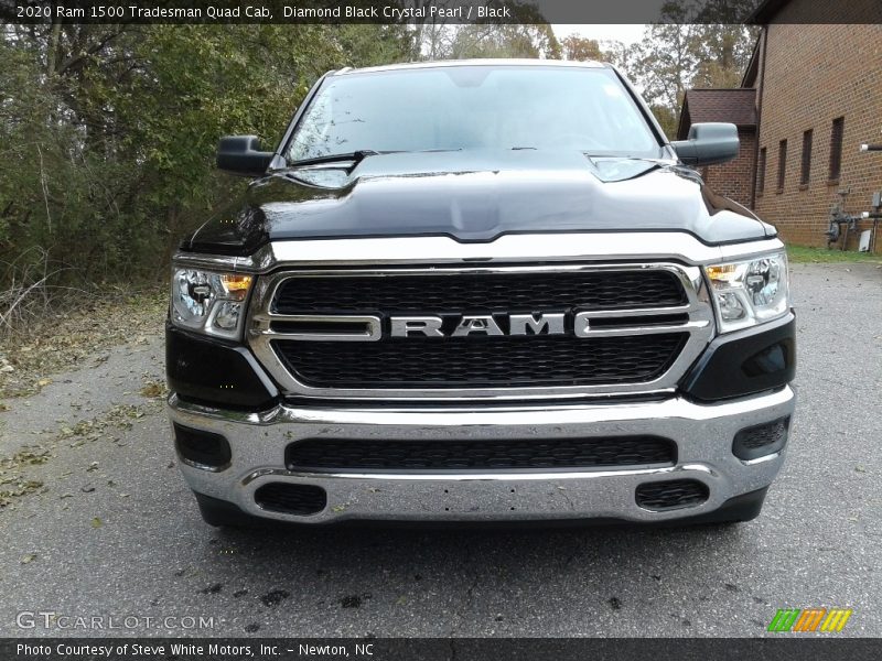 Diamond Black Crystal Pearl / Black 2020 Ram 1500 Tradesman Quad Cab