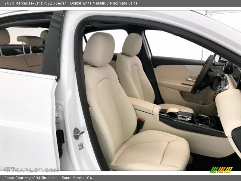 Front Seat of 2020 A 220 Sedan