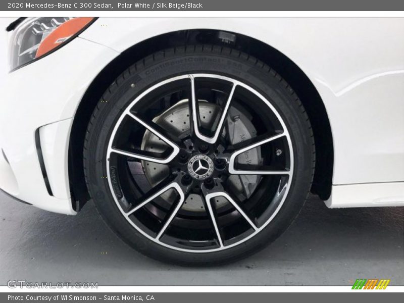 Polar White / Silk Beige/Black 2020 Mercedes-Benz C 300 Sedan