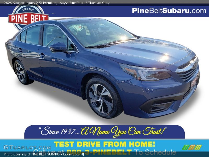 Abyss Blue Pearl / Titanium Gray 2020 Subaru Legacy 2.5i Premium