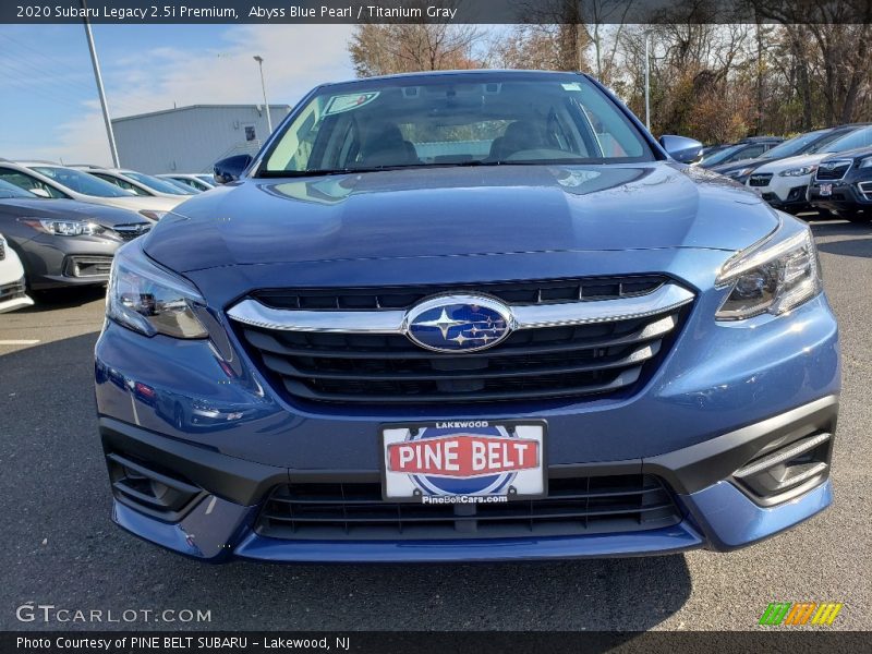 Abyss Blue Pearl / Titanium Gray 2020 Subaru Legacy 2.5i Premium