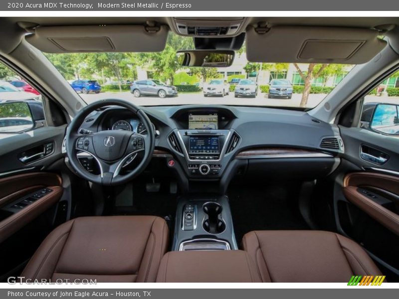 Front Seat of 2020 MDX Technology