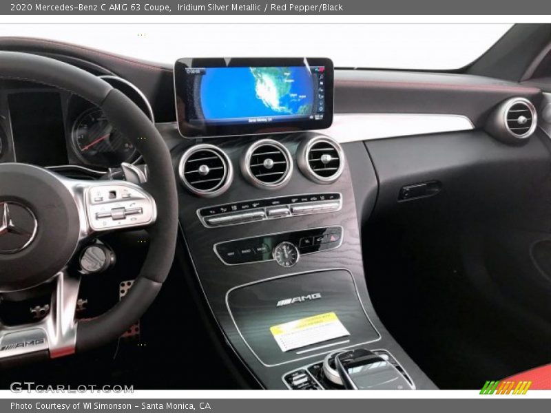 Controls of 2020 C AMG 63 Coupe