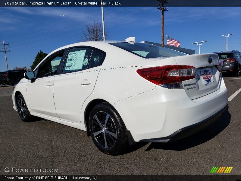Crystal White Pearl / Black 2020 Subaru Impreza Premium Sedan