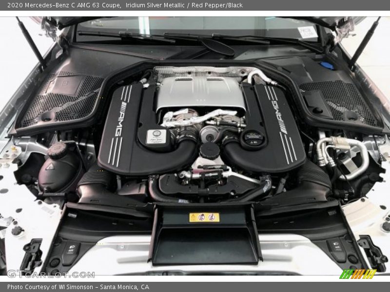  2020 C AMG 63 Coupe Engine - 4.0 Liter AMG biturbo DOHC 32-Valve VVT V8