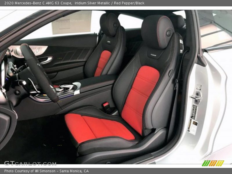 Front Seat of 2020 C AMG 63 Coupe