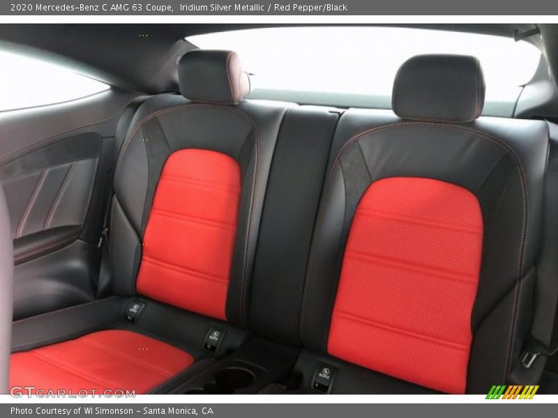 Rear Seat of 2020 C AMG 63 Coupe