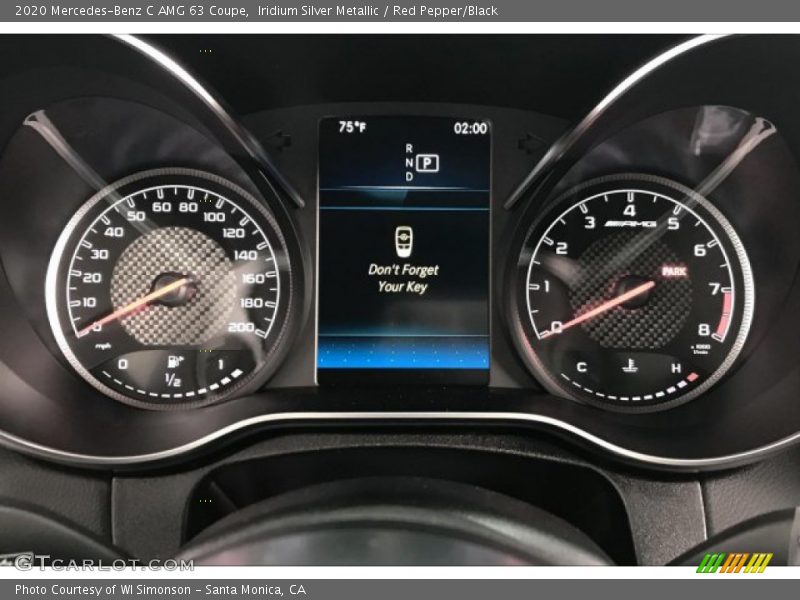  2020 C AMG 63 Coupe AMG 63 Coupe Gauges