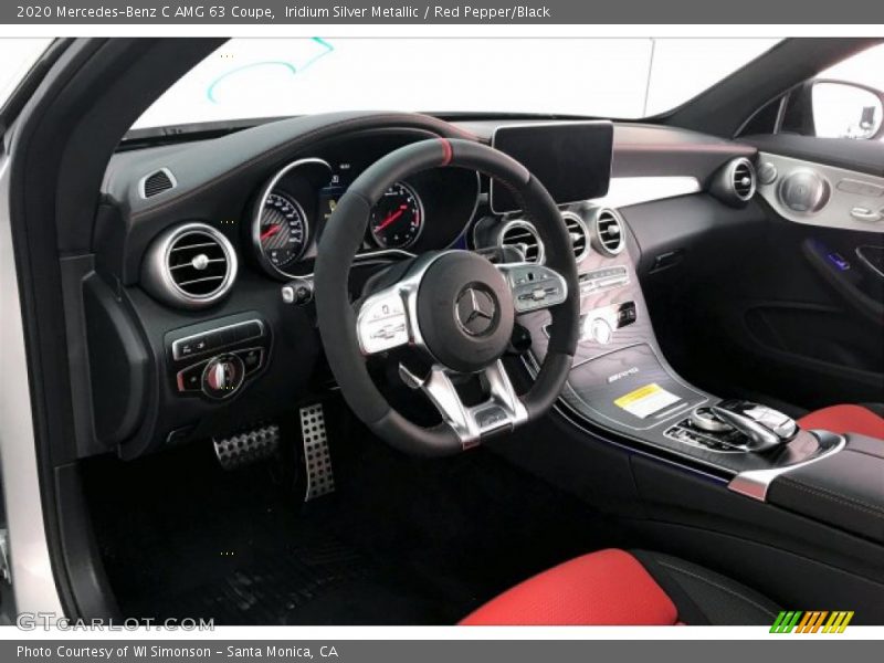 Dashboard of 2020 C AMG 63 Coupe