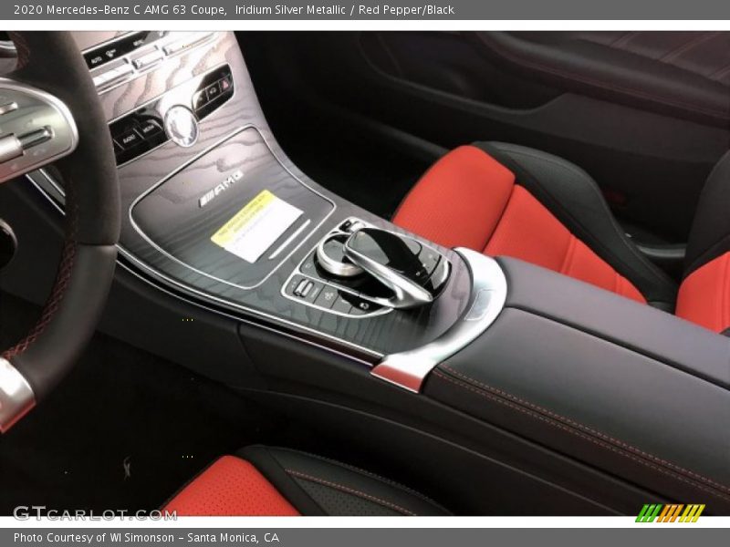 Controls of 2020 C AMG 63 Coupe