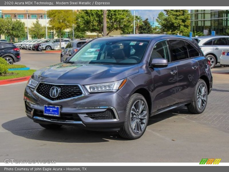 Modern Steel Metallic / Espresso 2020 Acura MDX Technology