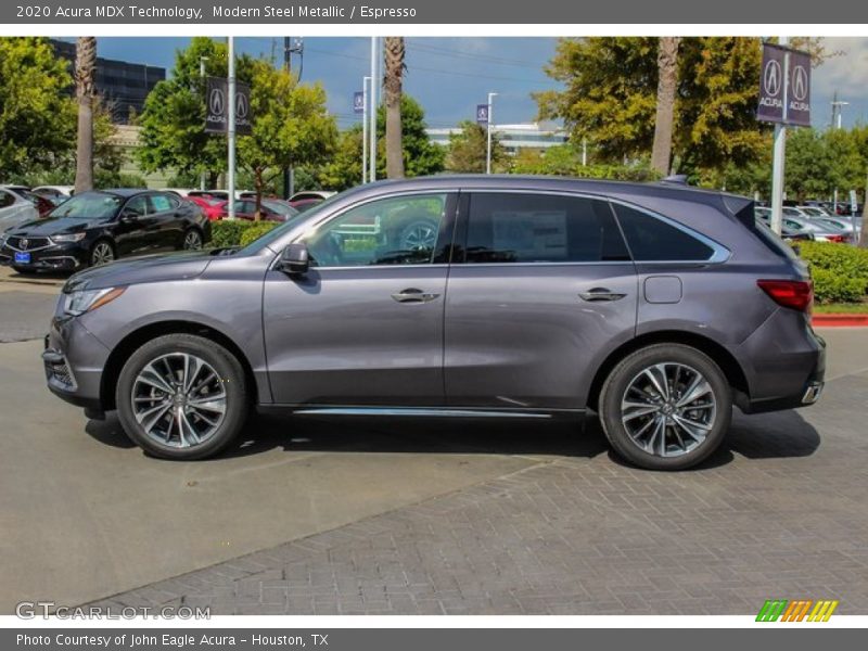 Modern Steel Metallic / Espresso 2020 Acura MDX Technology