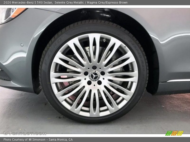 Selenite Grey Metallic / Magma Grey/Espresso Brown 2020 Mercedes-Benz S 560 Sedan