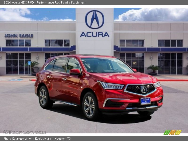 Performance Red Pearl / Parchment 2020 Acura MDX FWD