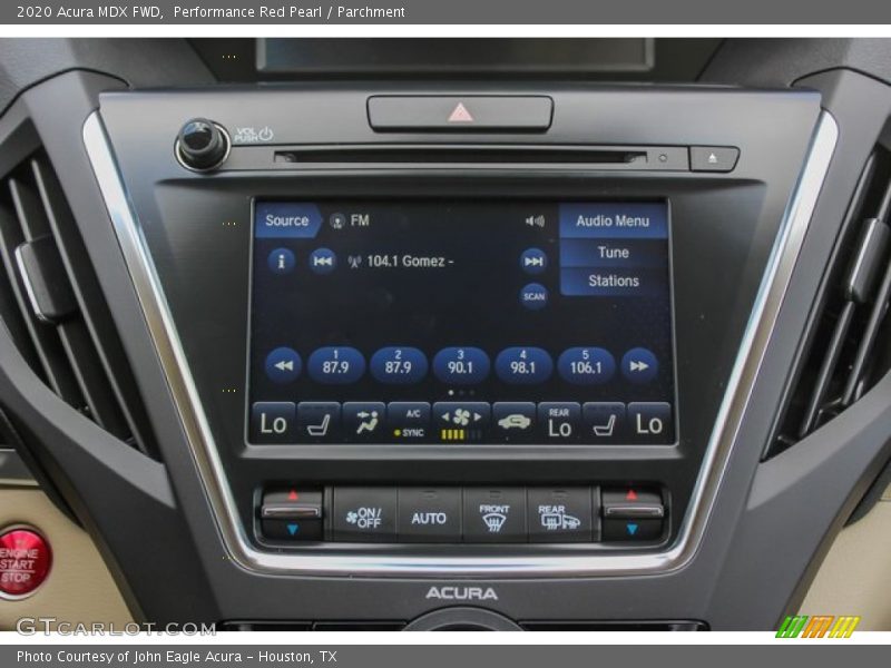 Performance Red Pearl / Parchment 2020 Acura MDX FWD