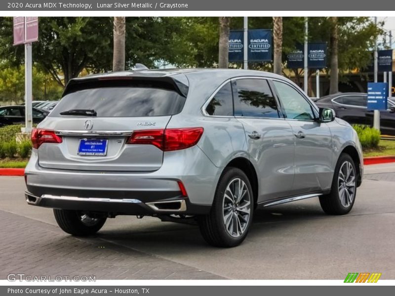 Lunar Silver Metallic / Graystone 2020 Acura MDX Technology