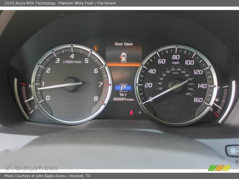 Platinum White Pearl / Parchment 2020 Acura MDX Technology