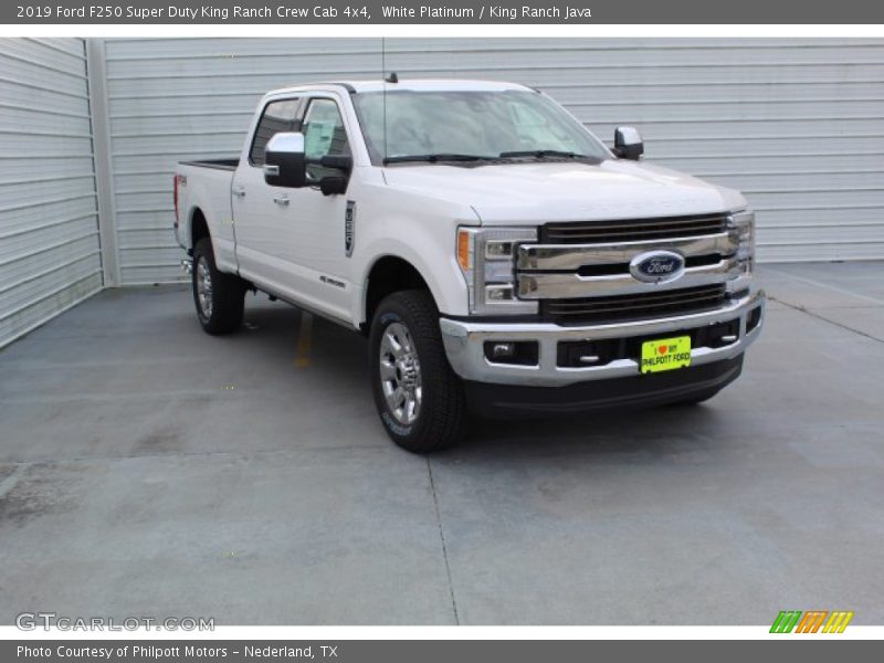 White Platinum / King Ranch Java 2019 Ford F250 Super Duty King Ranch Crew Cab 4x4
