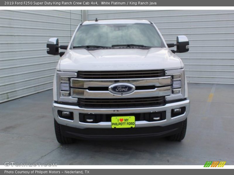 White Platinum / King Ranch Java 2019 Ford F250 Super Duty King Ranch Crew Cab 4x4