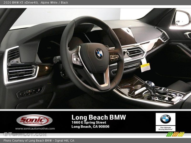 Alpine White / Black 2020 BMW X5 xDrive40i