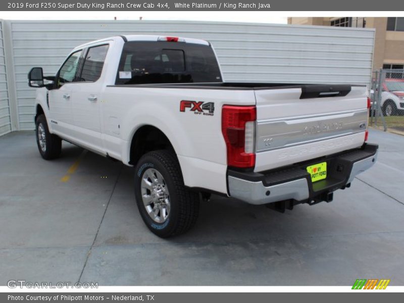 White Platinum / King Ranch Java 2019 Ford F250 Super Duty King Ranch Crew Cab 4x4