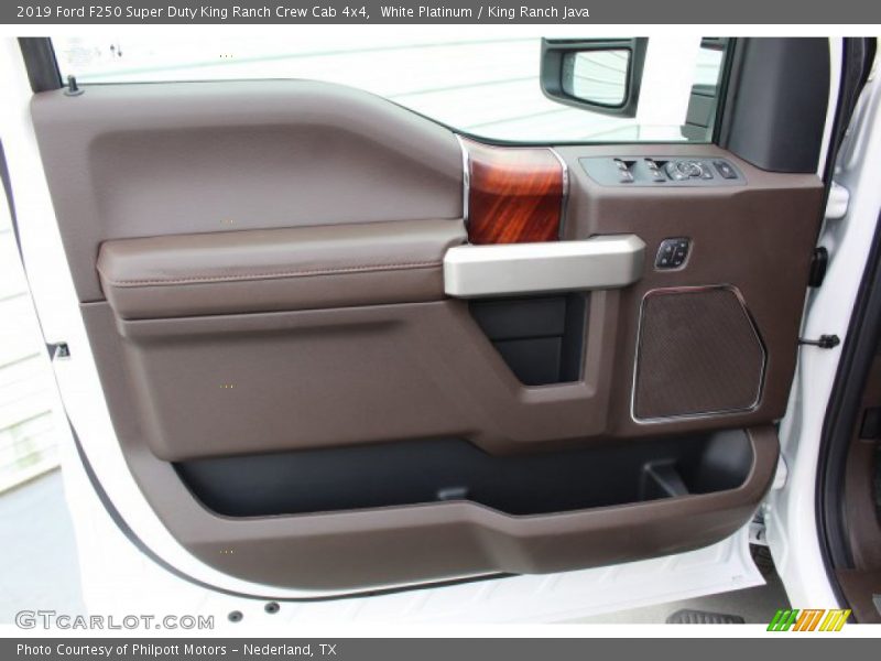White Platinum / King Ranch Java 2019 Ford F250 Super Duty King Ranch Crew Cab 4x4