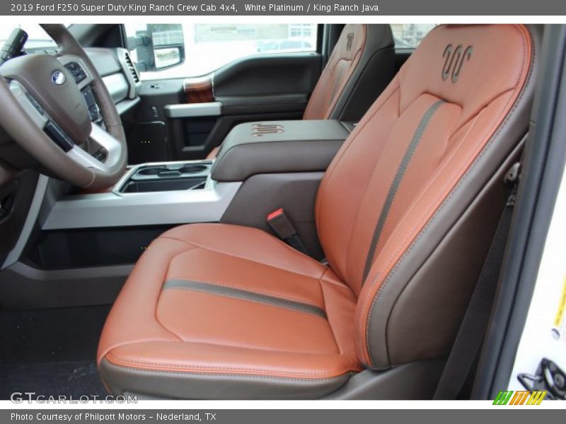 White Platinum / King Ranch Java 2019 Ford F250 Super Duty King Ranch Crew Cab 4x4
