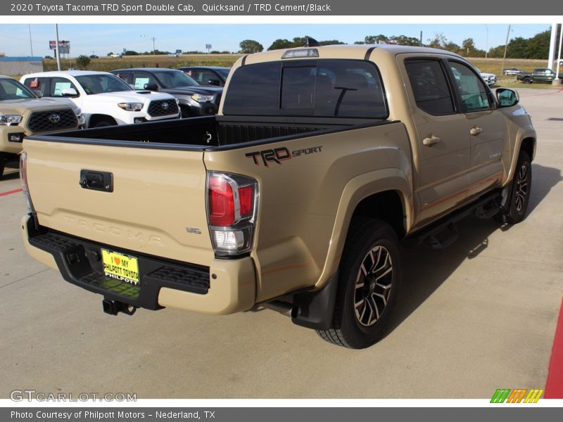 Quicksand / TRD Cement/Black 2020 Toyota Tacoma TRD Sport Double Cab