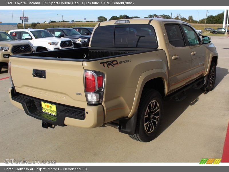 Quicksand / TRD Cement/Black 2020 Toyota Tacoma TRD Sport Double Cab