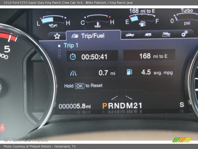 White Platinum / King Ranch Java 2019 Ford F250 Super Duty King Ranch Crew Cab 4x4