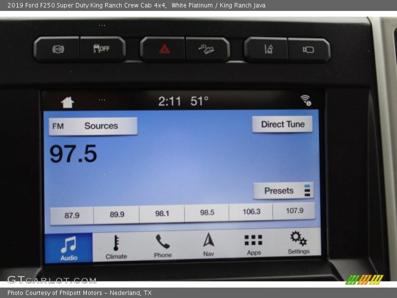 White Platinum / King Ranch Java 2019 Ford F250 Super Duty King Ranch Crew Cab 4x4