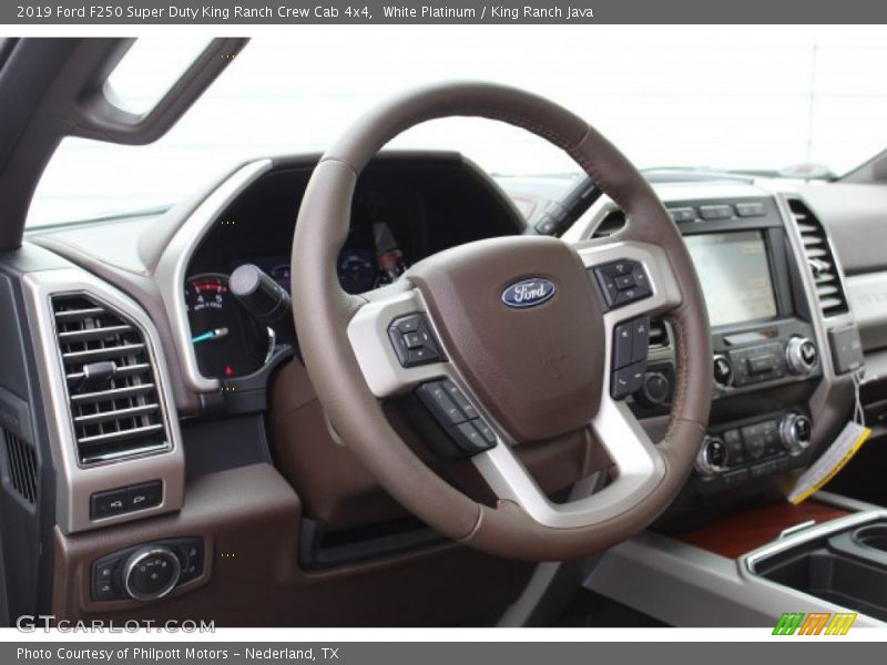 White Platinum / King Ranch Java 2019 Ford F250 Super Duty King Ranch Crew Cab 4x4