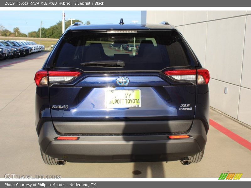 Blueprint / Black 2019 Toyota RAV4 XLE AWD Hybrid