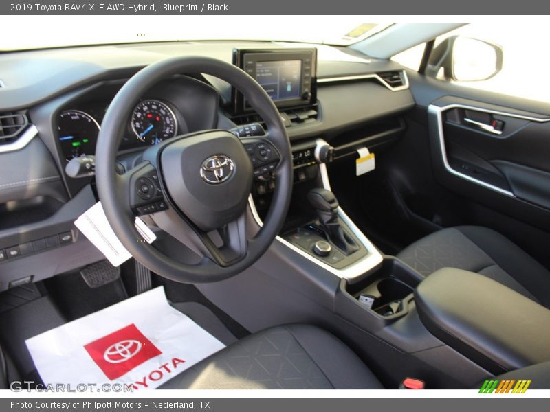 Blueprint / Black 2019 Toyota RAV4 XLE AWD Hybrid