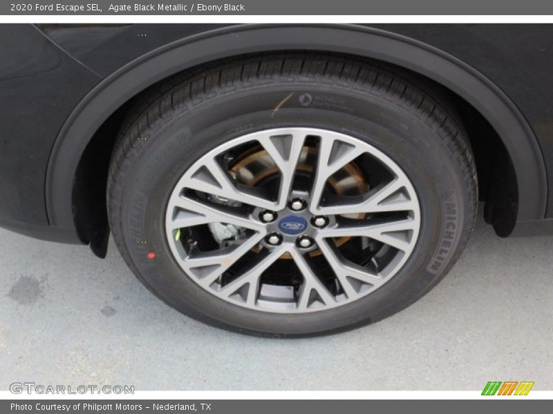 Agate Black Metallic / Ebony Black 2020 Ford Escape SEL