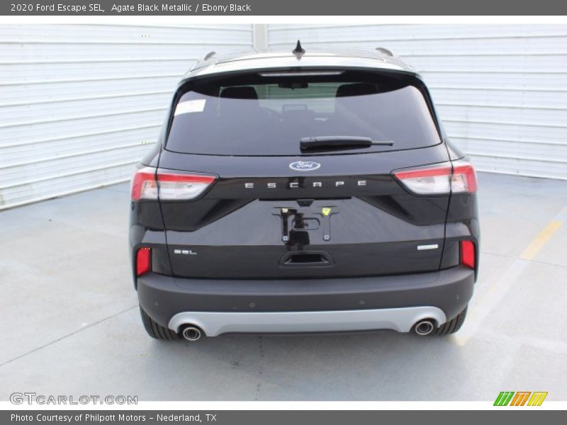 Agate Black Metallic / Ebony Black 2020 Ford Escape SEL