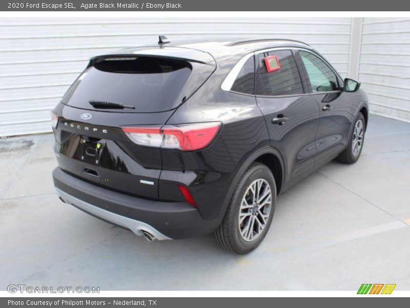Agate Black Metallic / Ebony Black 2020 Ford Escape SEL
