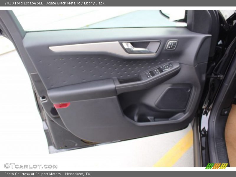 Agate Black Metallic / Ebony Black 2020 Ford Escape SEL