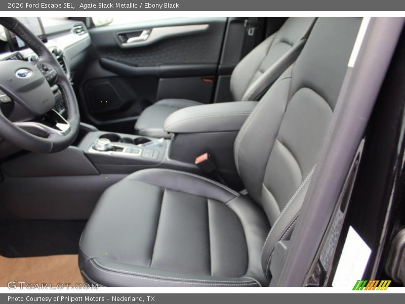 Agate Black Metallic / Ebony Black 2020 Ford Escape SEL