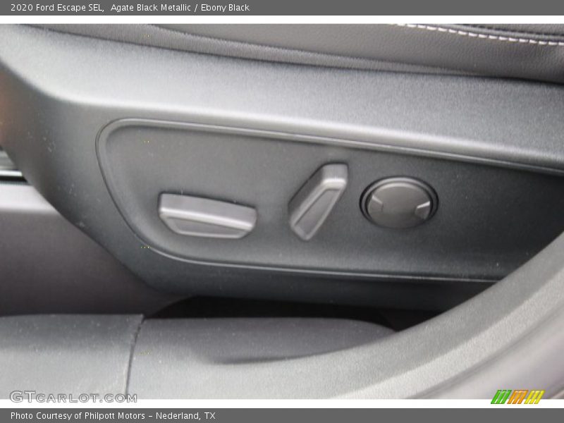 Agate Black Metallic / Ebony Black 2020 Ford Escape SEL