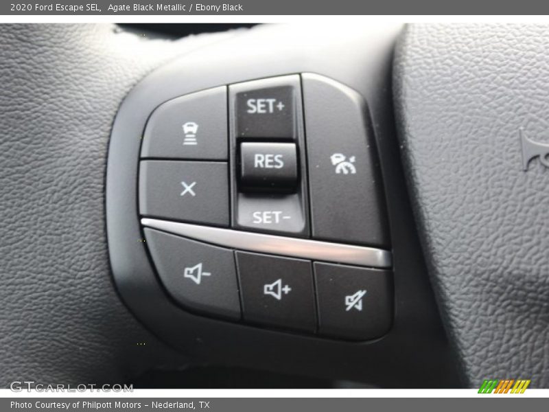 Agate Black Metallic / Ebony Black 2020 Ford Escape SEL