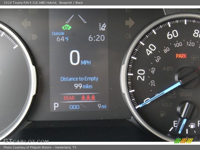 Blueprint / Black 2019 Toyota RAV4 XLE AWD Hybrid