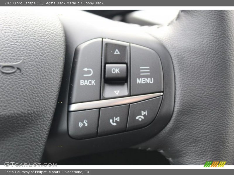 Agate Black Metallic / Ebony Black 2020 Ford Escape SEL