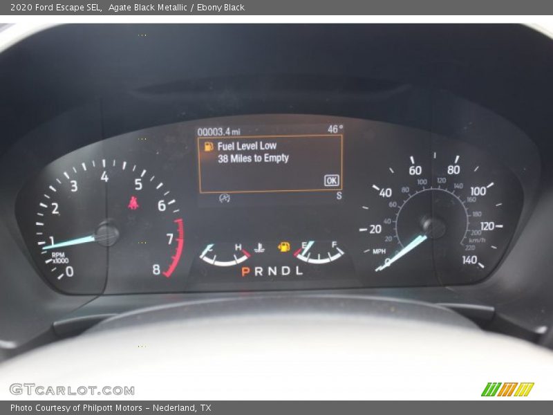 Agate Black Metallic / Ebony Black 2020 Ford Escape SEL