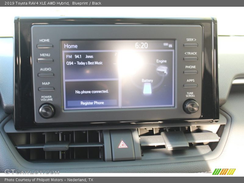 Blueprint / Black 2019 Toyota RAV4 XLE AWD Hybrid