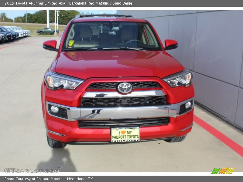 Barcelona Red Metallic / Sand Beige 2019 Toyota 4Runner Limited 4x4