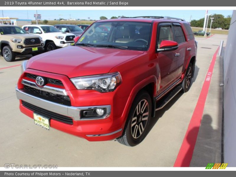 Barcelona Red Metallic / Sand Beige 2019 Toyota 4Runner Limited 4x4