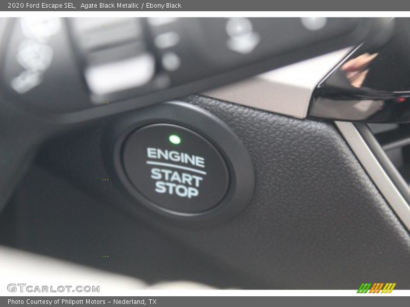 Agate Black Metallic / Ebony Black 2020 Ford Escape SEL