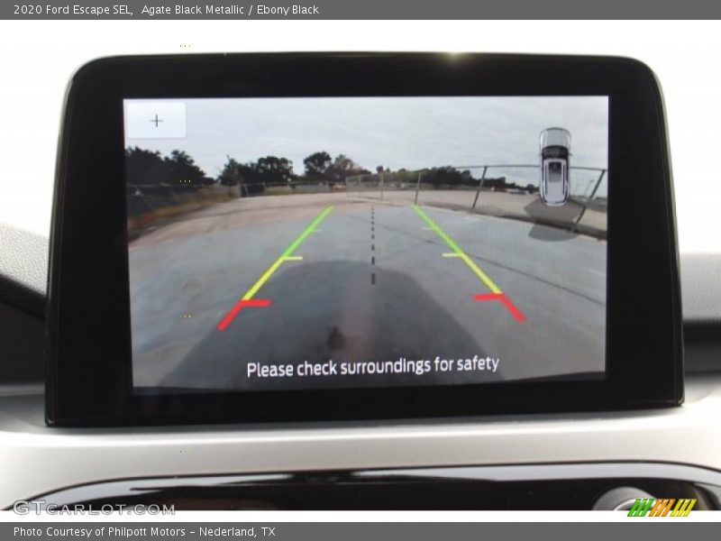 Agate Black Metallic / Ebony Black 2020 Ford Escape SEL