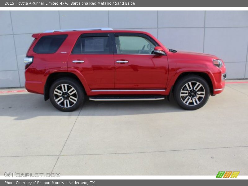 Barcelona Red Metallic / Sand Beige 2019 Toyota 4Runner Limited 4x4